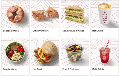 Click to view gallery Pret Menu1